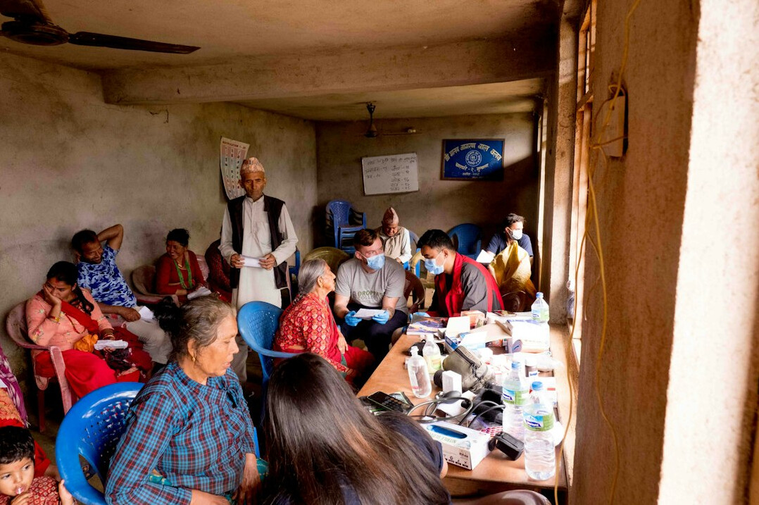 community meeting with officials